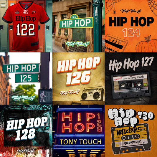 9 Tony Touch mixtapes, Hip Hop Volumes 122-130 on USB Flash Thumb Drive